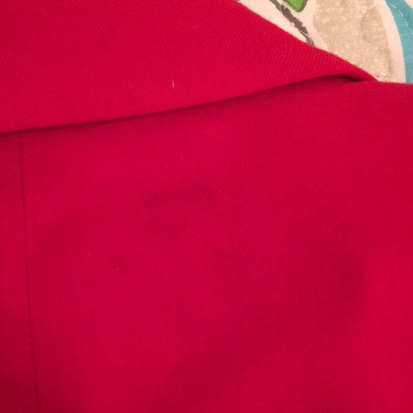 Talbots red wool jacket size 8 - Picture 6 of 6
